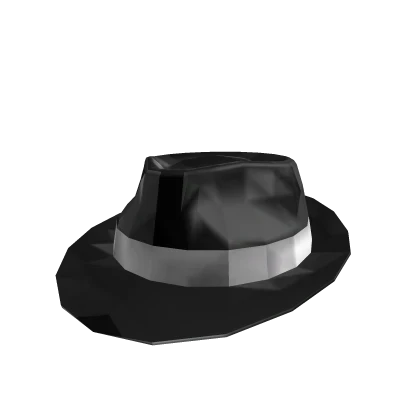 Black Sparkle Time Fedora